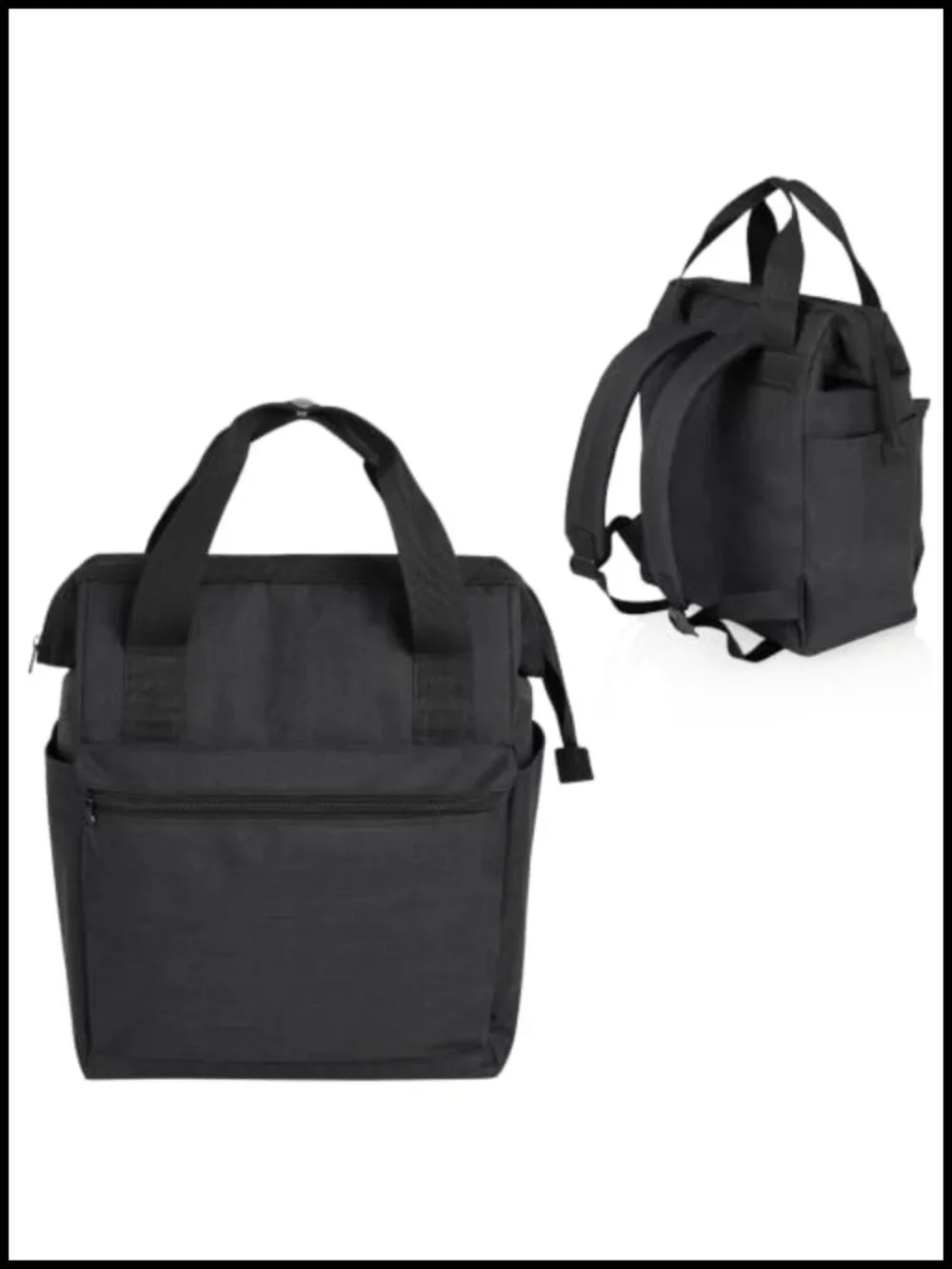 Insulated 15-Can Backpack Cooler Thermal Lined Water Resistant Camping Hiking